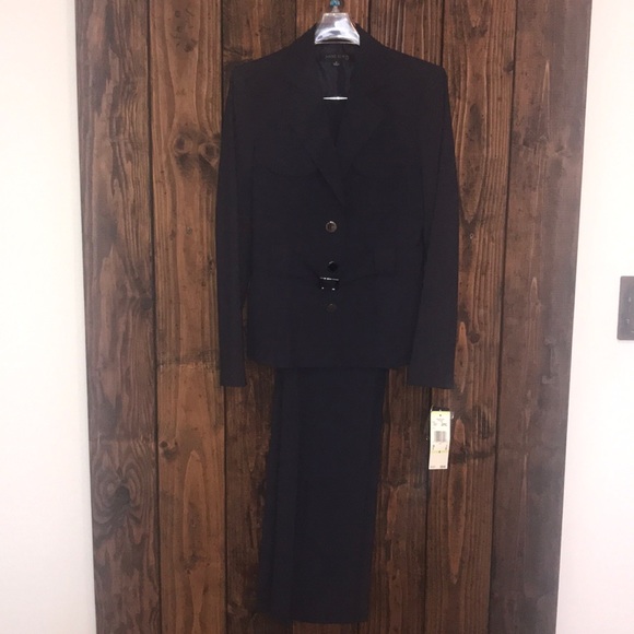 Anne Klein Navy Blue Suit - Picture 1 of 4